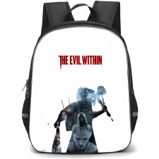 The Evil Within Backpack School Bag StudentPack - The Evil Within Silhouette Character Collage Poster
