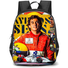 F1 Formula One Ayrton Senna Backpack StudentPack - Ayrton Senna Racer Superstar Moments Posters