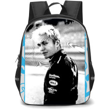 F1 Formula One Alexander Albon Backpack StudentPack - Retro Frame Numbers Background