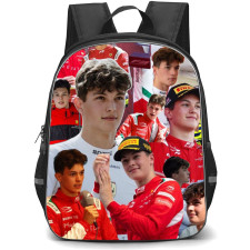 F1 Formula One Oliver Bearman Backpack StudentPack - Collage Art