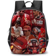 F1 Formula One Carlos Sainz Backpack StudentPack - Red Collage Art