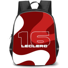 F1 Formula One Charles Leclerc Backpack StudentPack - Charles Leclerc Formula One Ferrari Number 16 Poster