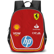 F1 Formula One Charles Leclerc Backpack StudentPack - Charles Leclerc Red Racing Suit Poster