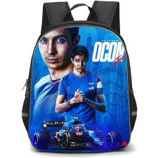F1 Formula One Esteban Ocon Backpack StudentPack - Graphic Design Poster