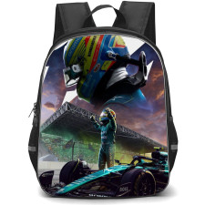 F1 Formula One Fernando Alonso Backpack StudentPack - Animated 3d Art