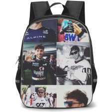 F1 Formula One Pierre Gasly Backpack StudentPack - Photo Frame Collage