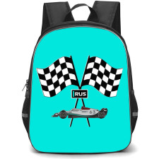 F1 Formula One George Russell Backpack StudentPack - Racing Flag Minimalist