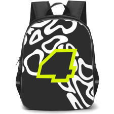 F1 Formula One Lando Norris Backpack StudentPack - Lando Norris LN4 Graphic Art Poster