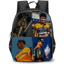 F1 Formula One Lando Norris Backpack StudentPack - Photo Frame Collage