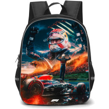 F1 Formula One Max Verstappen Backpack StudentPack - Cinematic Winning Poster