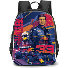 F1 Formula One Max Verstappen Backpack StudentPack - Pop Art Poster