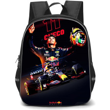 F1 Formula One Sergio Perez Backpack StudentPack - Looking Up Pop Art