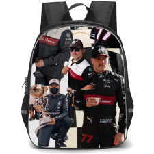 F1 Formula One Valtteri Bottas Backpack StudentPack - Aesthetic Collage Art