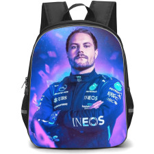 F1 Formula One Valtteri Bottas Backpack StudentPack - Duo Tone Portrait