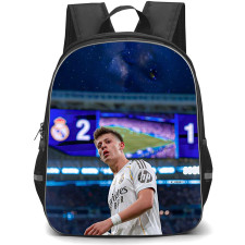 Arda Guler Backpack School Bag StudentPack - Arda Guler Real Madrid Candid On Starry Sky Background