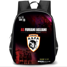 AS Furiani Agliani Backpack School Bag StudentPack - Logo Team Official Poster Football Club