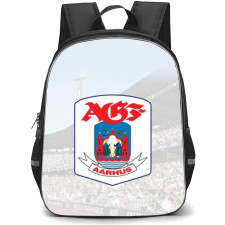 AGF Aarhus Football Club Backpack School Bag StudentPack - Stadium In Crowd Logo