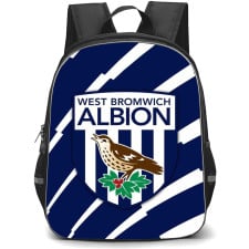 West Bromwich Albion F.C. Backpack StudentPack - West Bromwich Albion F.C. Logo Blue Stripe Background