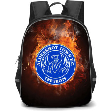 National League Aldershot Town Backpack School Bag StudentPack - Large Logo Flaming