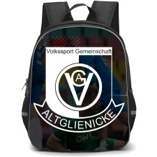 Altglienicke Football Club Backpack School Bag StudentPack - Logo In Team Background