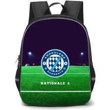 Angouleme Charente Backpack School Bag StudentPack - Logo Nationale Poster Football Club