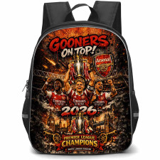 Arsenal Premier League Champion Backpack School Bag StudentPack - Arsenal Premier League Champion Gooner On Top 2026 Poster