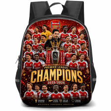 Arsenal Premier League Champion Backpack School Bag StudentPack - Arsenal Premier League Champion Squad Glory Celebration Poster