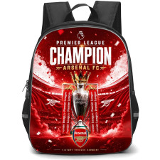 Arsenal Premier League Champion Backpack School Bag StudentPack - Arsenal Premier League Champion Trophy Kings Celebration Poster