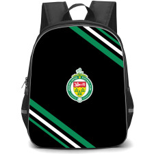Ashford United Football Club Backpack School Bag StudentPack - Ashford United Football Club Large Logo With Stripe