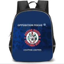 Ashton United Backpack School Bag StudentPack - Logo Opposition Focus Poster Football Club