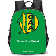 Club Atletico Aldosivi Backpack School Bag StudentPack - Club Atletico Aldosivi Green Background With Logo
