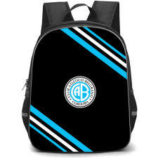 Club Atletico Belgrano Backpack School Bag StudentPack - Club Atletico Belgrano Large Logo With Stripe