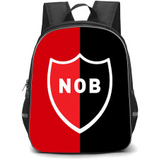 Club Atletico Newell's Old Boys Backpack School Bag StudentPack - Club Atletico Newell's Old Boys Logo with Vertical Split Red Background
