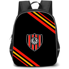Club Atletico Chacarita Juniors Backpack School Bag StudentPack - Club Atletico Chacarita Juniors Large Logo With Stripe