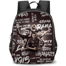 Club Atletico Lanus Backpack School Bag StudentPack - Club Atletico Lanus Players with Graffiti Red Effect