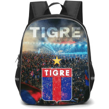 Club Atletico Tigre Backpack School Bag StudentPack - Club Atletico Tigre Stadium Crowd with Logo Smoke Effect