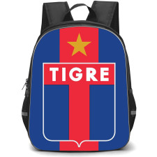 Club Atletico Tigre Backpack School Bag StudentPack - Club Atletico Tigre Logo with Vertical Red Blue Stripe