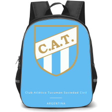Club Atletico Tucuman Backpack School Bag StudentPack - Club Atletico Tucuman Logo with Blue Background