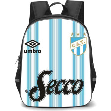Club Atletico Tucuman Backpack School Bag StudentPack - Club Atletico Tucuman Logo with Vertical Stripe Blue Effect