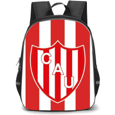 Club Atletico Union Backpack School Bag StudentPack - Club Atletico Union Logo with Vertical Red Stripe Effect