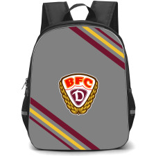 BFC Dynamo Football Club Backpack School Bag StudentPack - Large Logo With Stripe