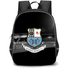 Bamber Bridge Backpack School Bag StudentPack - Logo Field Stadium Grayscale Background Football Club