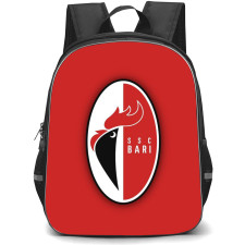 SSC Bari Backpack School Bag StudentPack - Logo In Red Background