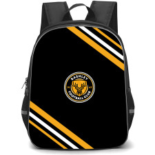 Bashley Football Club Backpack School Bag StudentPack - Bashley Football Club Large Logo With Stripe