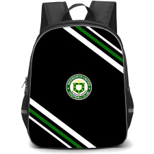 Bedworth United Football Club Backpack School Bag StudentPack - Bedworth United Football Club Large Logo With Stripe