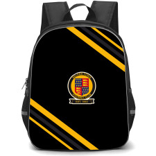 Belper Town Football Club Backpack School Bag StudentPack - Belper Town Football Club Large Logo With Stripe