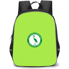 Biggleswade Football Club Backpack School Bag StudentPack - Biggleswade Football Club with Logo Green Effect
