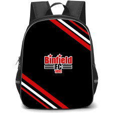 Binfield Football Club Backpack School Bag StudentPack - Binfield Football Club Large Logo With Stripe