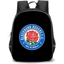 Blackburn Rovers FC Backpack StudentPack - Blackburn Rovers FC Logo On Black Background