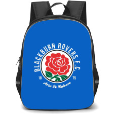 Blackburn Rovers FC Backpack StudentPack - Blackburn Rovers FC Logo On Blue Background
